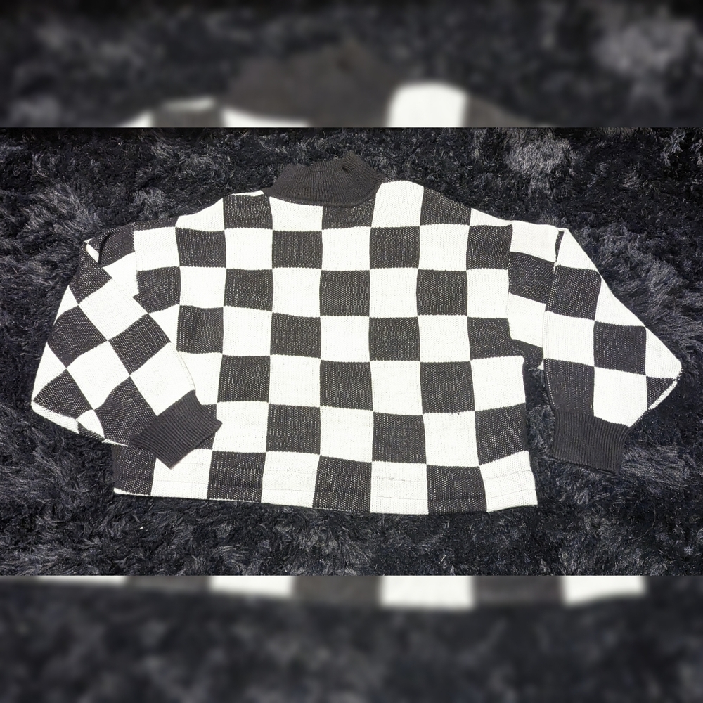 H&M checkered sweater